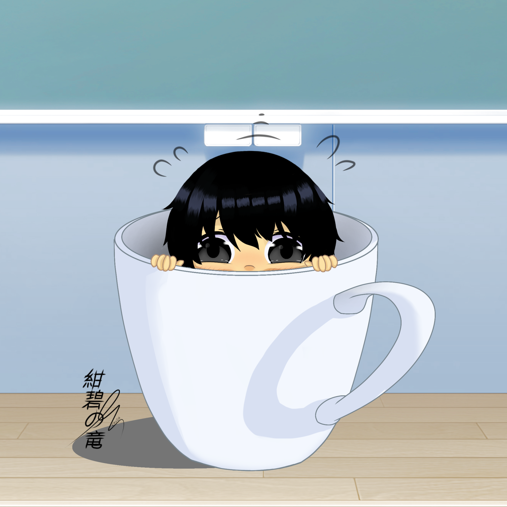 Sung jin woo from solo leveling 1st apperance by Gervin 紺碧の竜