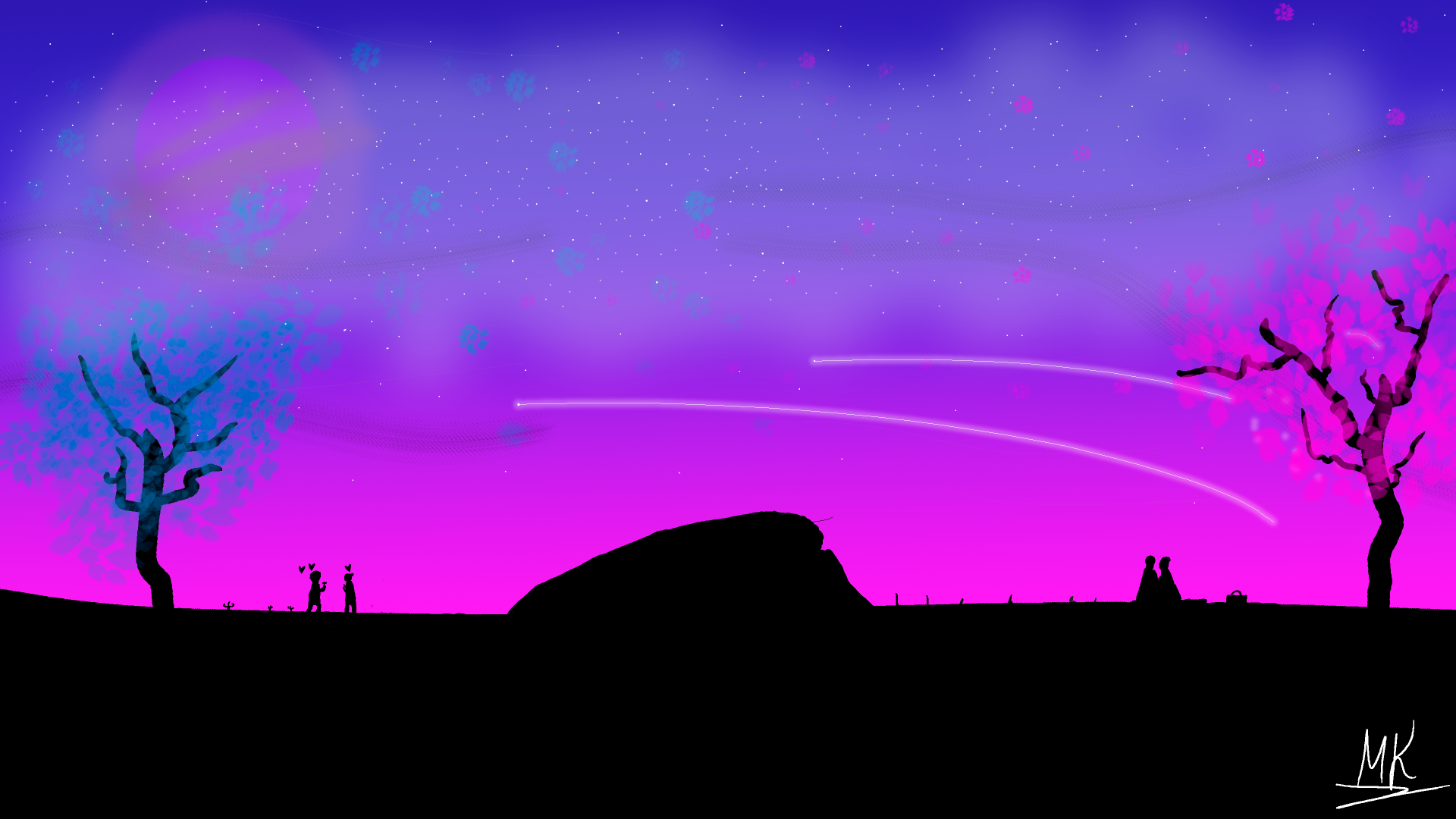 The future and the past in a world by Mike Lopinho