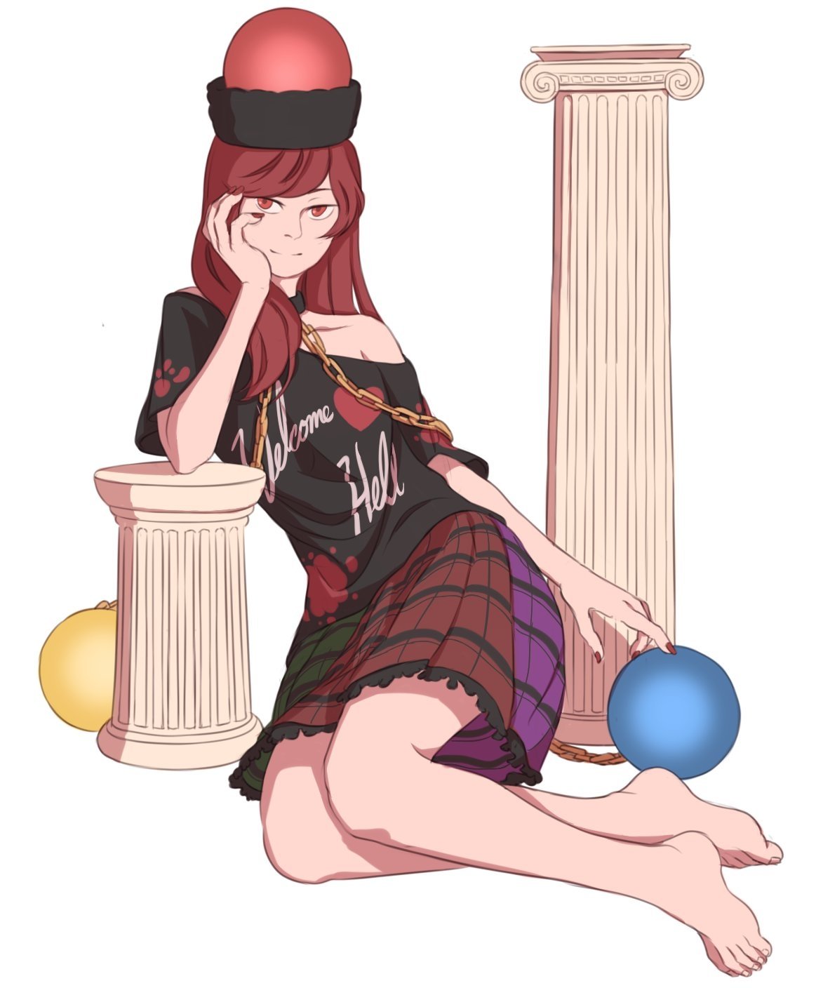 Download Hecatia Lapislazuli Anime Touhou Art