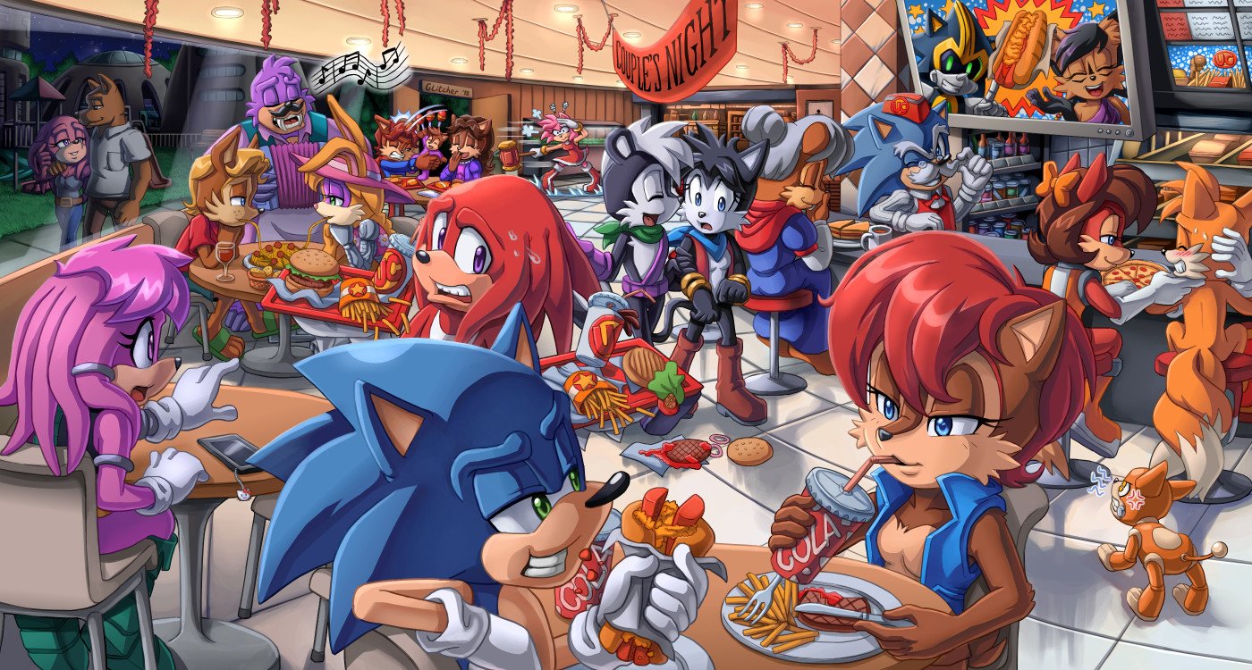 Download Comic Sonic The Hedgehog Art