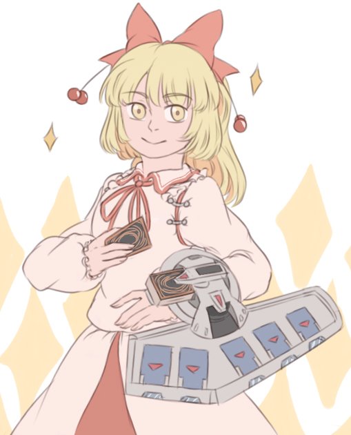 Download Yu-Gi-Oh! Duel Links Yu-Gi-Oh! Touhou Rin Satsuki Anime Crossover Art