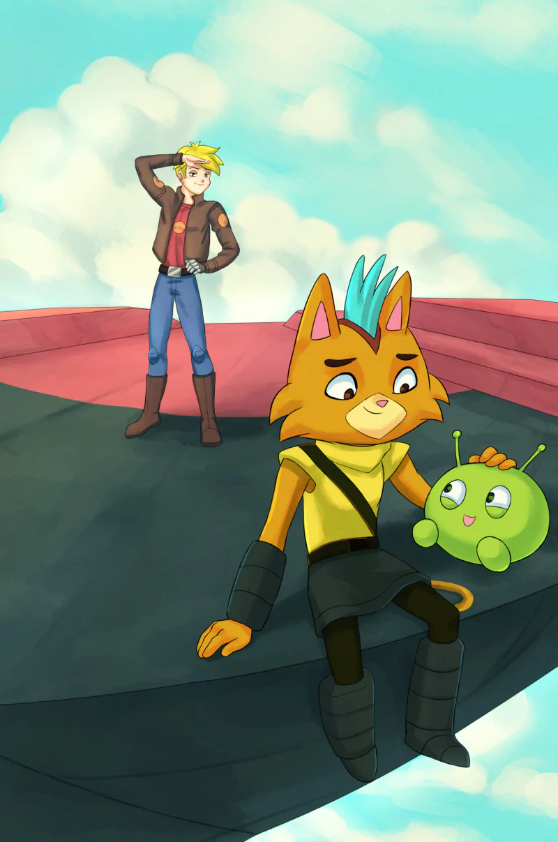 smile alien Mooncake (Final Space) Little Cato (Final Space) Gary Goodspeed TV Show Final Space Image