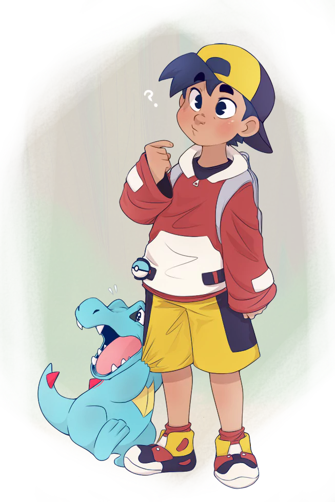 cap Ethan (Pokemon) Totodile (Pokémon) video game Pokémon Image