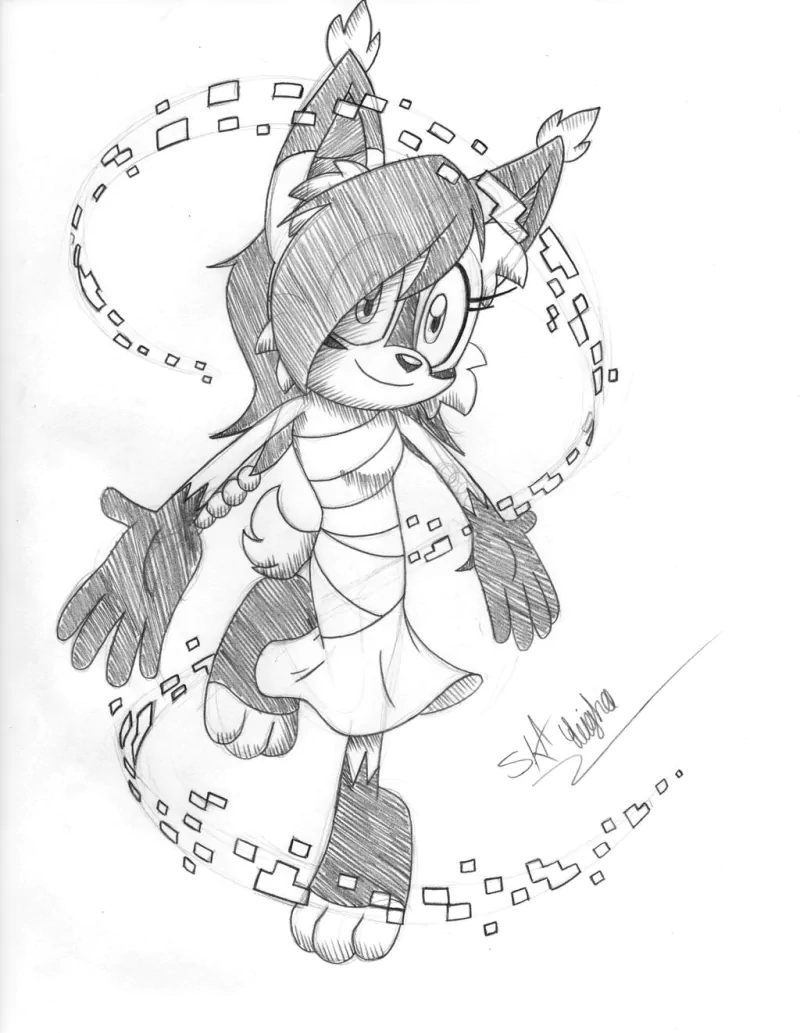 smile paw Nicole the Holo Lynx Comic Sonic the Hedgehog Image