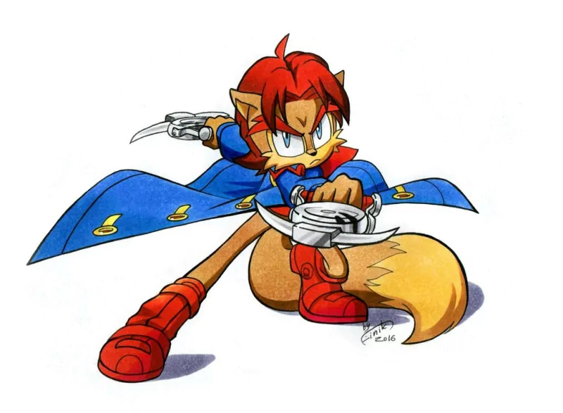 red hair Elias Acorn Comic Sonic the Hedgehog Image
