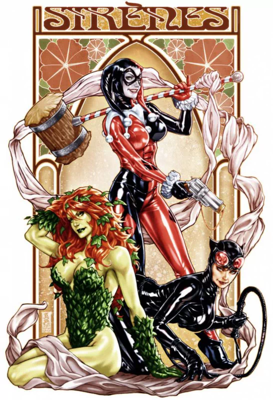 Comic Gotham City Sirens Image