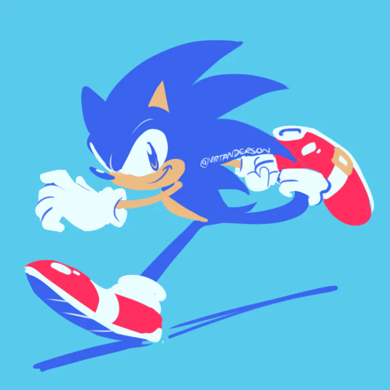 sneakers smile Sonic the Hedgehog video game Sonic Rush Adventure Image