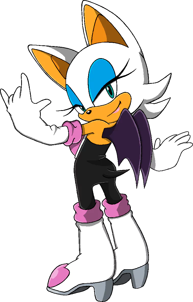 wings smile Rouge the Bat video game Sonic the Hedgehog Image