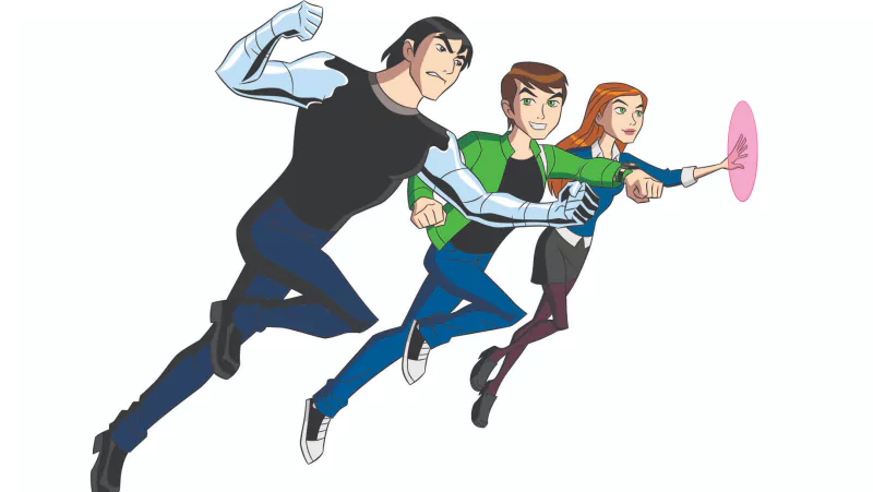 black hair brown hair green eyes smile Kevin Levin Ben Tennyson Gwen Tennyson TV Show Ben 10: Alien Force Image