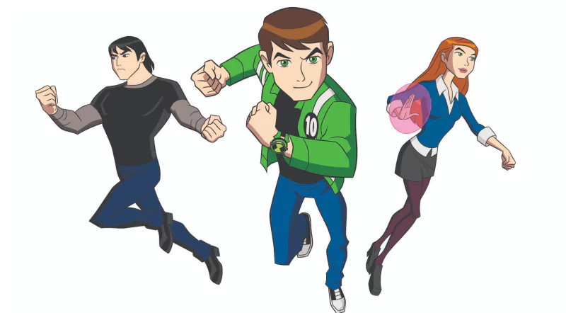 Omnitrix Ben Tennyson Gwen Tennyson Kevin Levin TV Show Ben 10: Alien Force Image