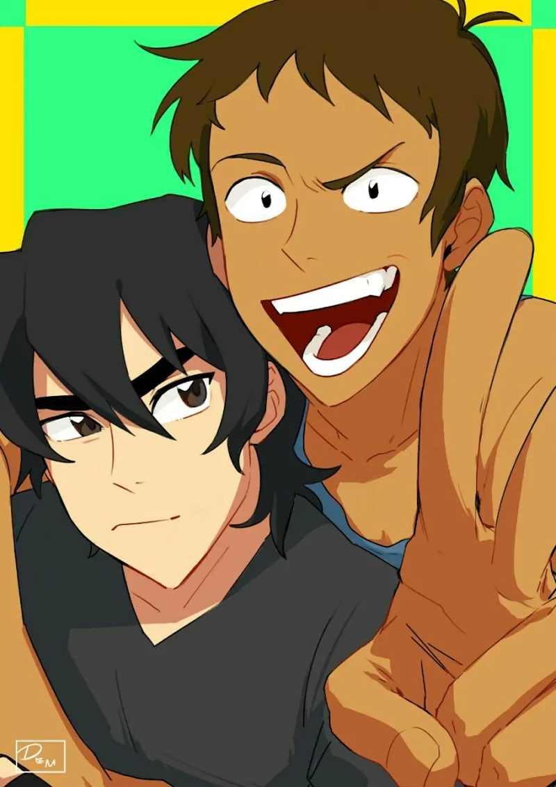Keith Kogane brown hair black hair Klance (Voltron) Lance (Voltron) Voltron Legendary Defender TV Show Image