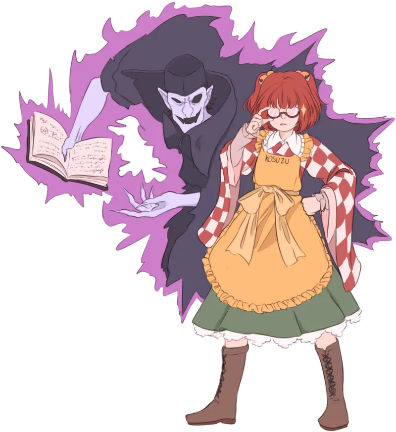 Kosuzu Motoori fortune teller Anime Touhou Image