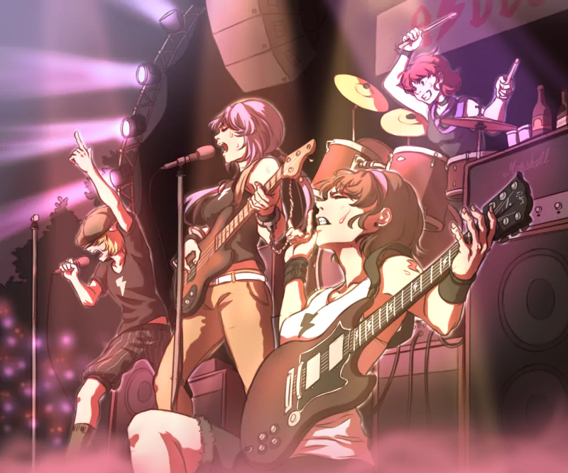 Ringo (Touhou) Yatsuhashi Tsukumo Benben Tsukumo Raiko Horikawa Anime Touhou Image