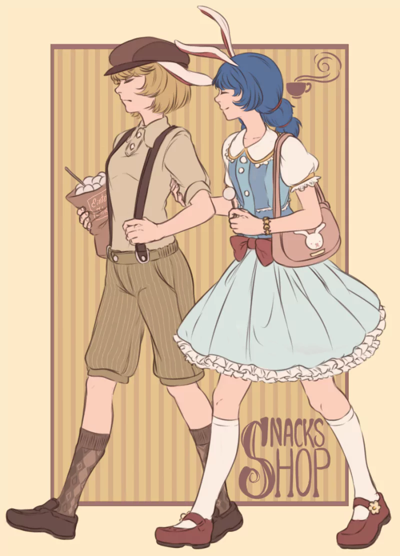 Seiran (Touhou) Ringo (Touhou) Anime Touhou Image