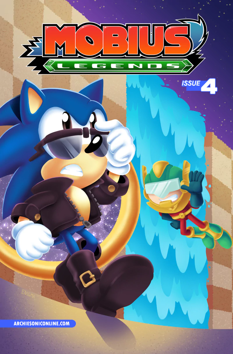 Zonic the Zone Cop Anti-Sonic Comic Mobius Legends Image