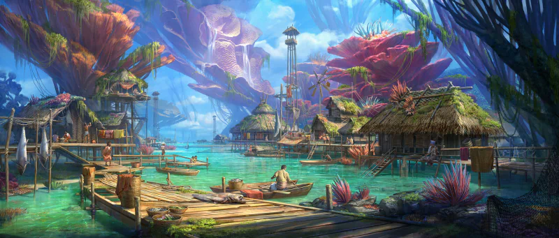  Coral Village by Dima Tchi