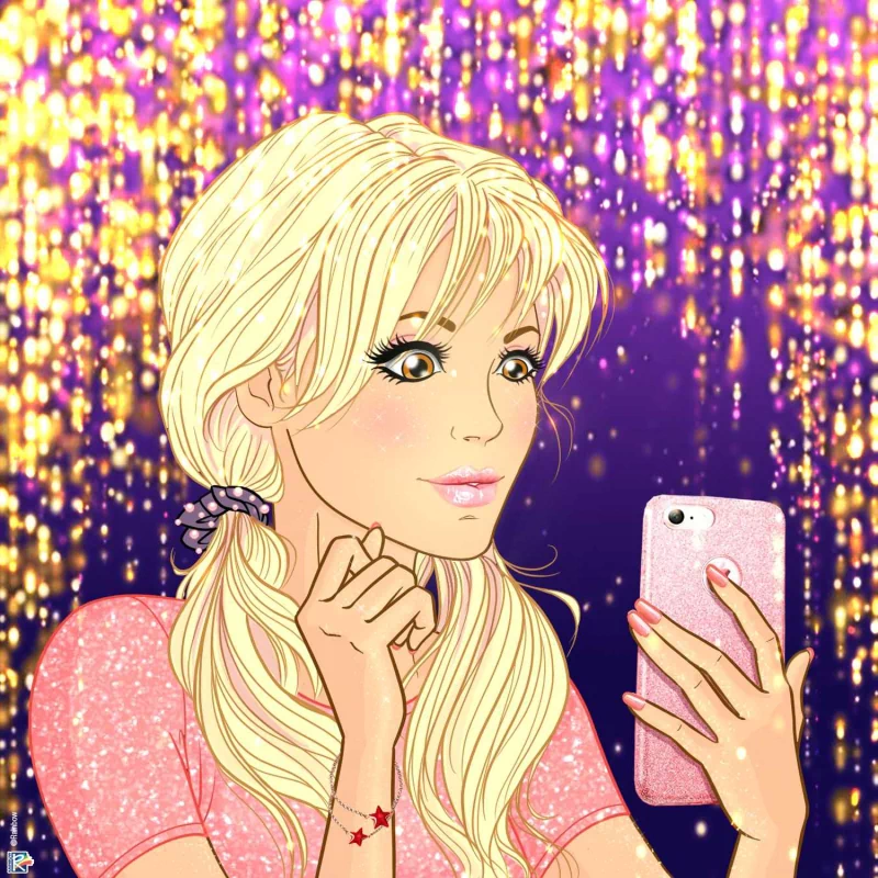 phone blonde Stella (Winx Club) TV Show Winx Club Image