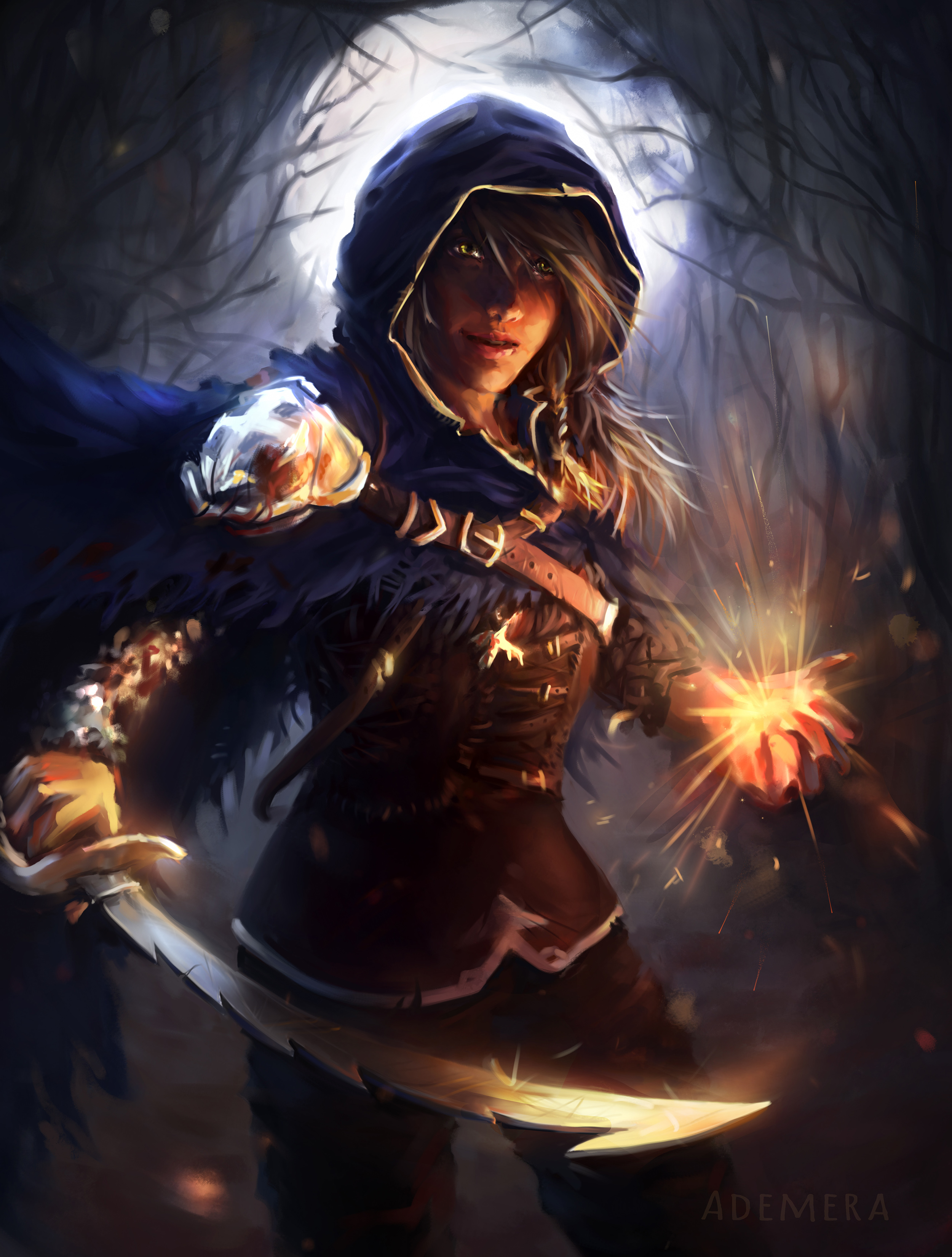 Fantasy Women Warrior Art by Ademera