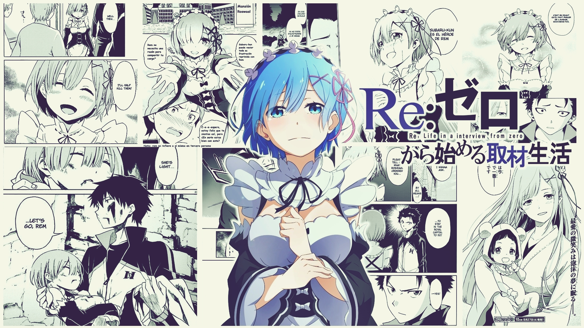 Anime Re:ZERO -Starting Life in Another World- Art by Lucas Lima