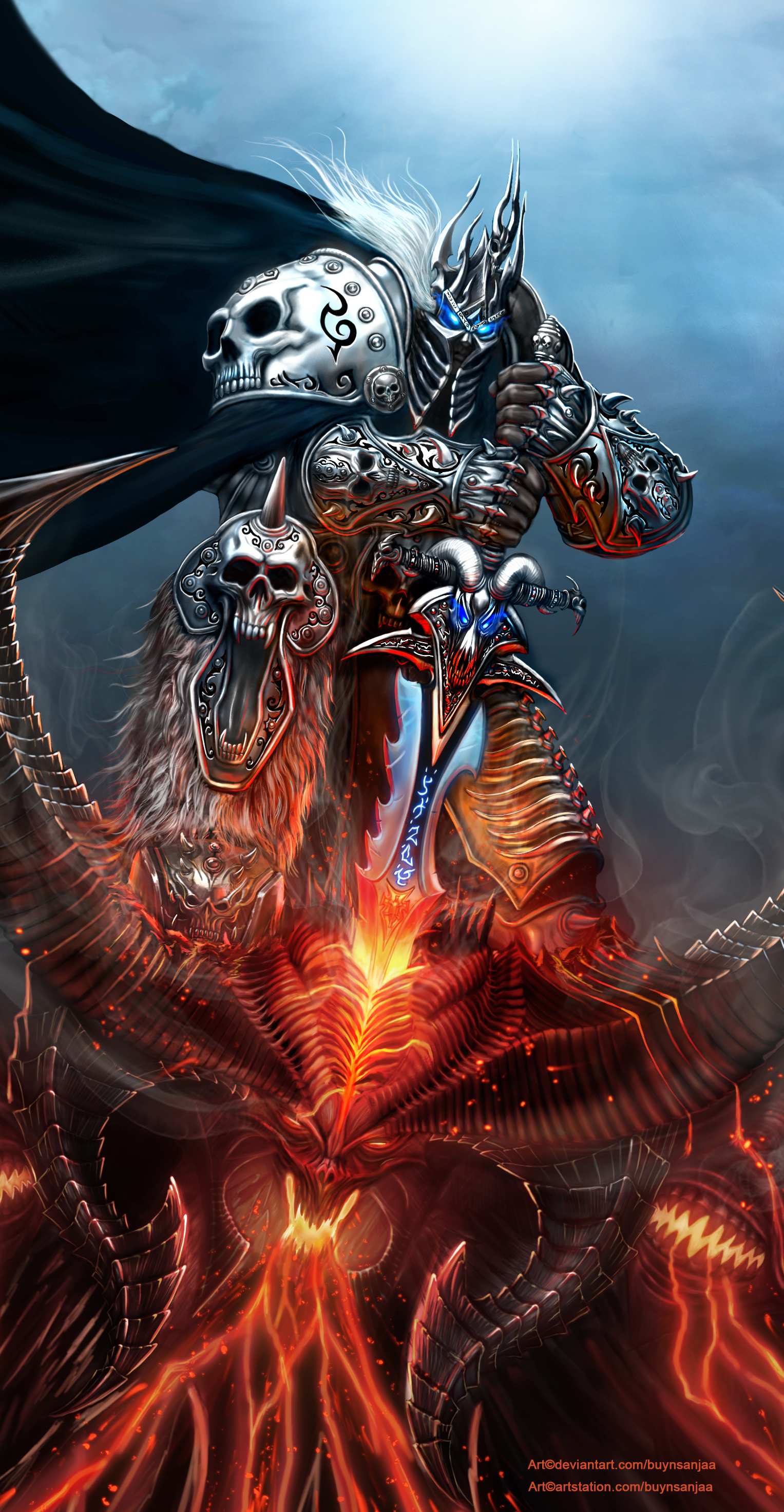 Lich King Killing Diablo by buynsanjaa