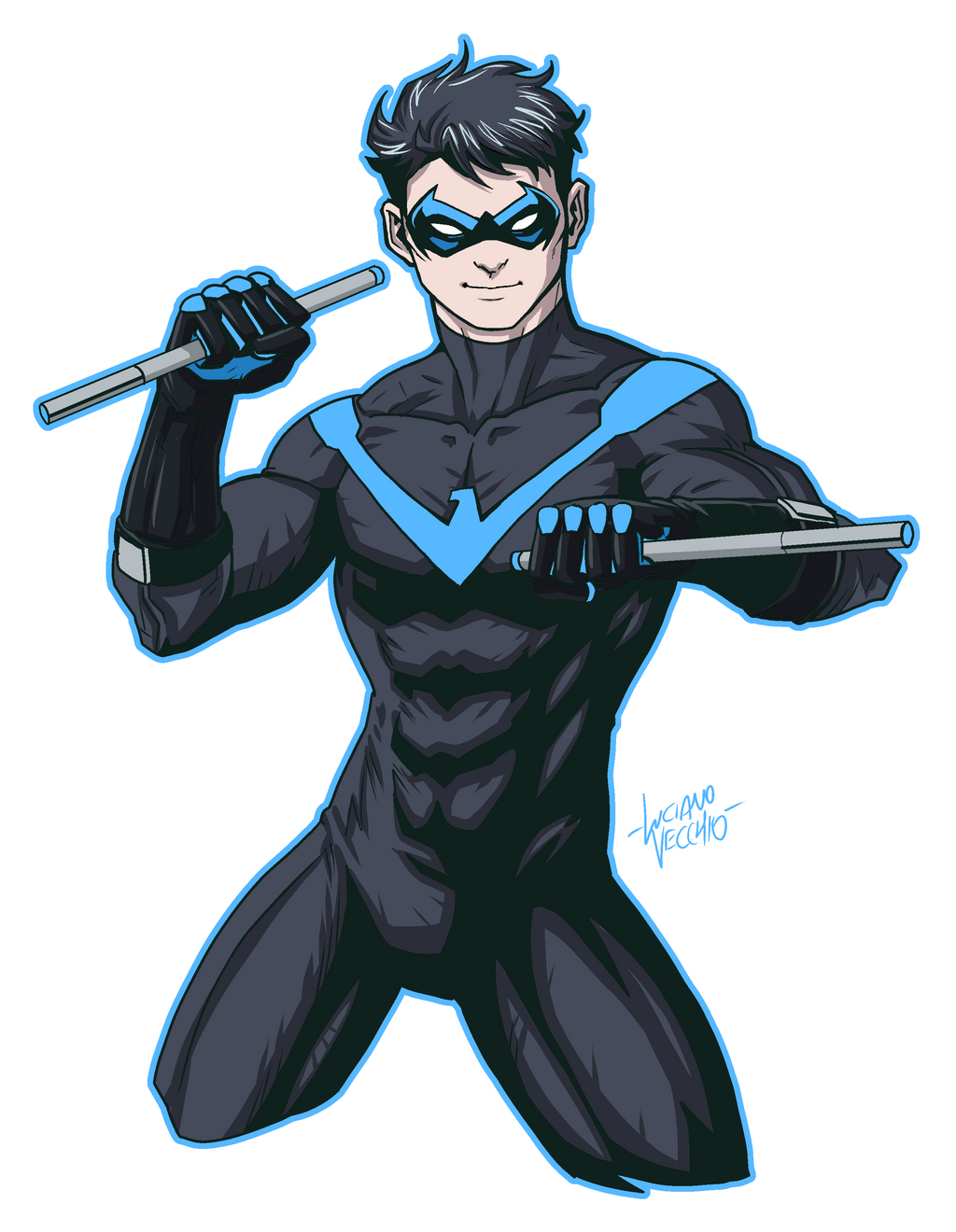 Nightwing Art by lucianovecchio