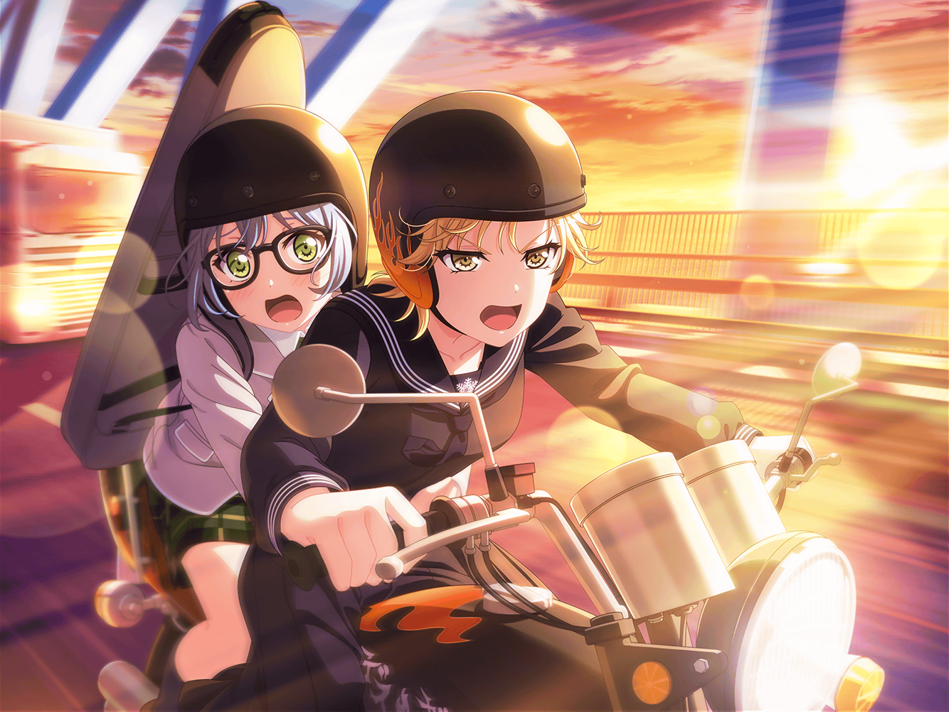 Download Asahi Rokka Satou Masuki Anime BanG Dream! Art