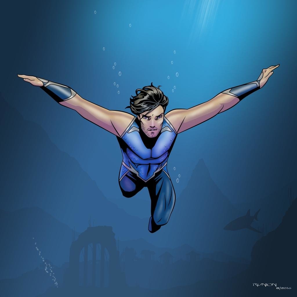 Download Tempest (DC Comics) Black Hair DC Comics Garth (DC Comics) Comic Aqualad Art