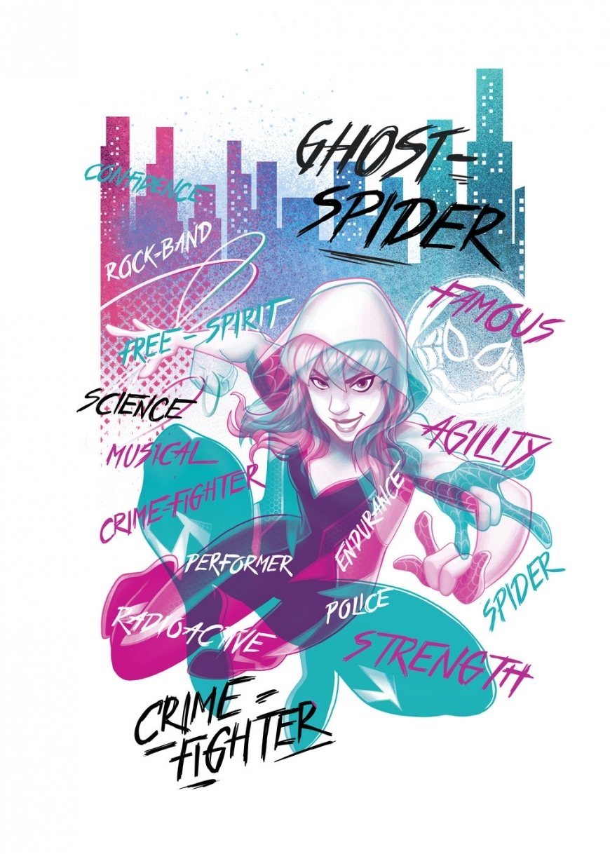 Download Gwen Stacy Spider-Gwen TV Show Marvel Rising Art