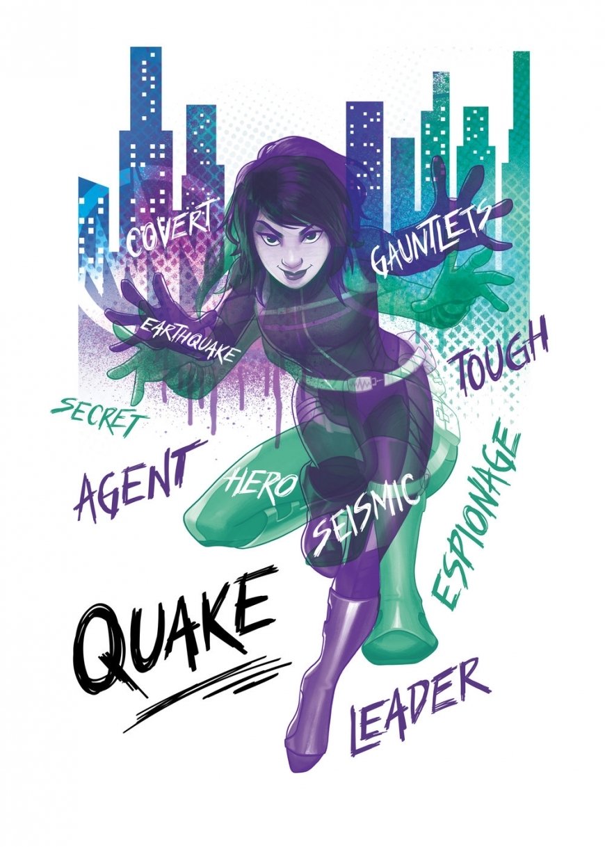 Download Quake (Marvel Comics) TV Show Marvel Rising Art
