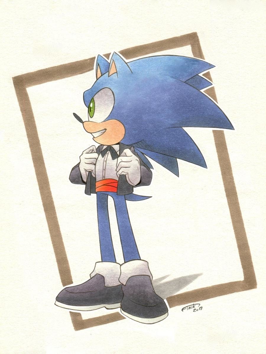Download Smile Tuxedo Green Eyes Comic Sonic The Hedgehog Art