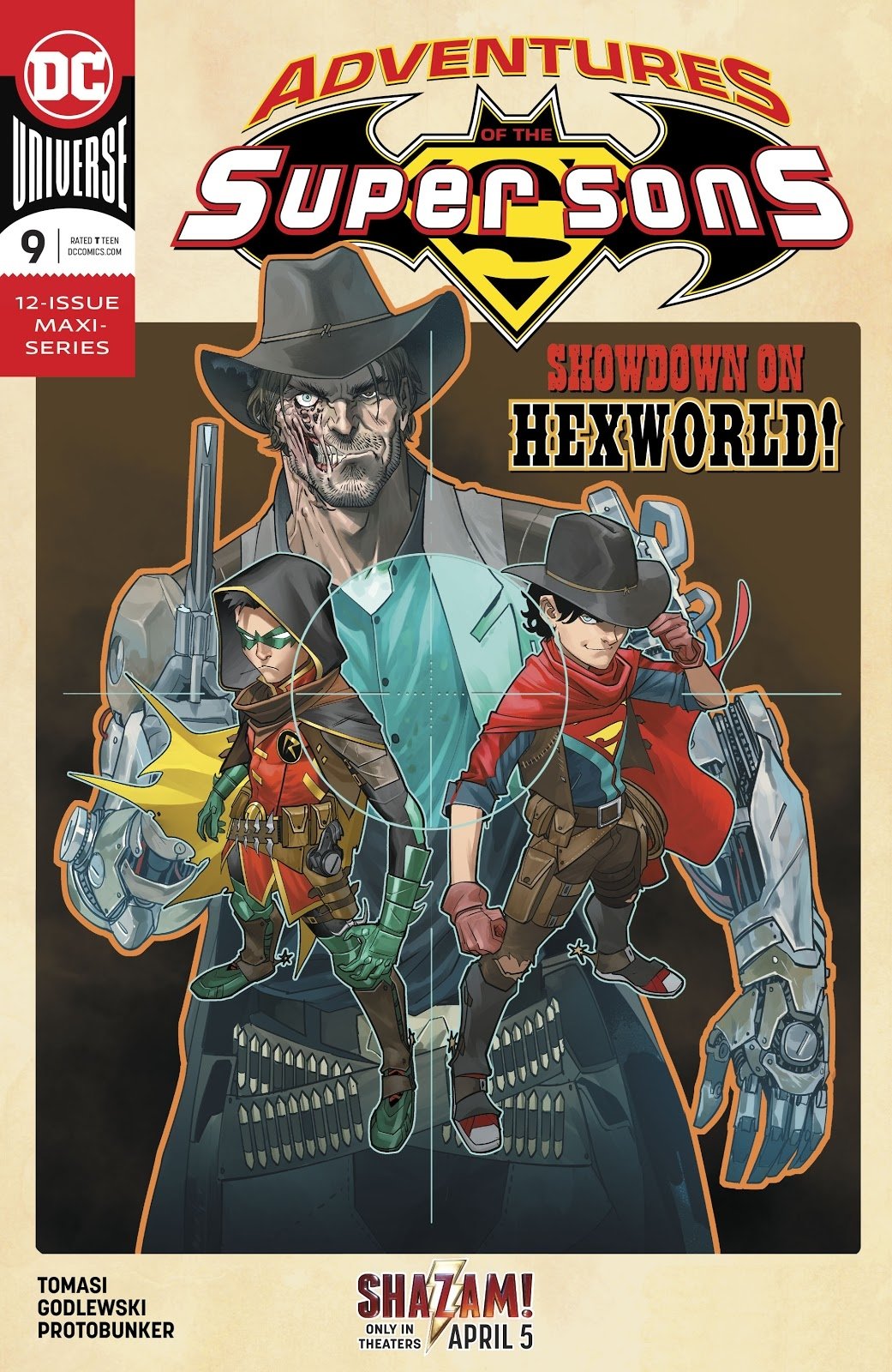 Download Damian Wayne Robin (DC Comics) Jon Kent Superboy DC Comics Jonah Hex Comic Adventures Of The Super-Sons Art