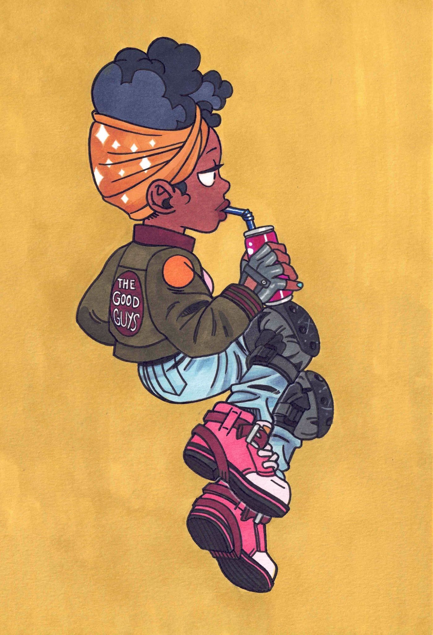 Download Drink Quinn Airgon TV Show Final Space Art