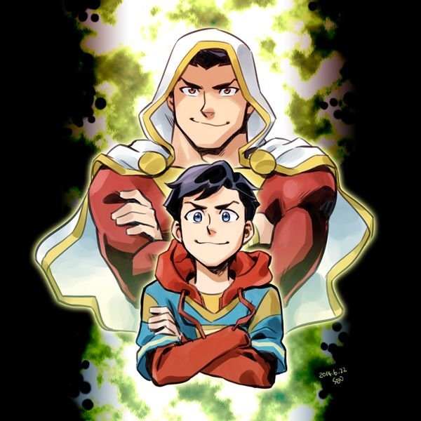 Download DC Comics Shazam (DC Comics) Billy Batson Movie Justice League: War Art