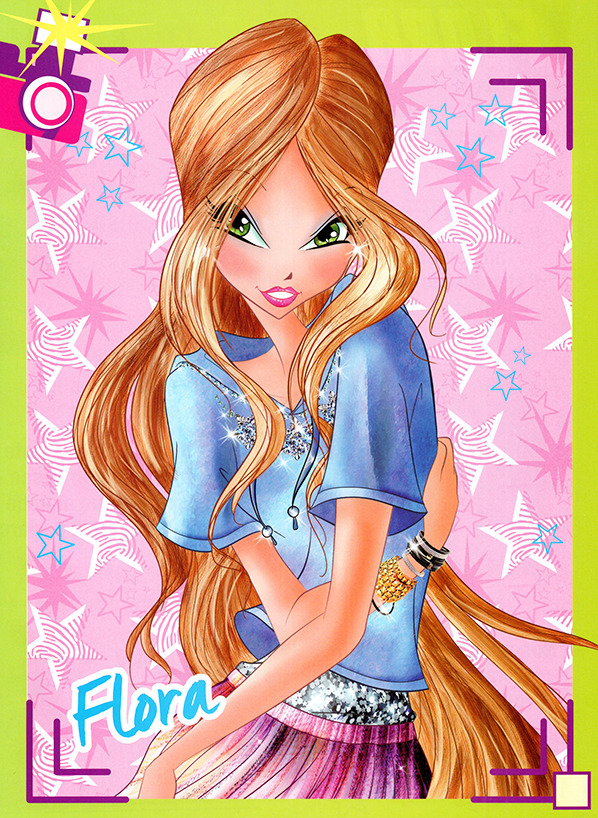 Download Brown Hair Flora (Winx Club) TV Show World Of Winx Art