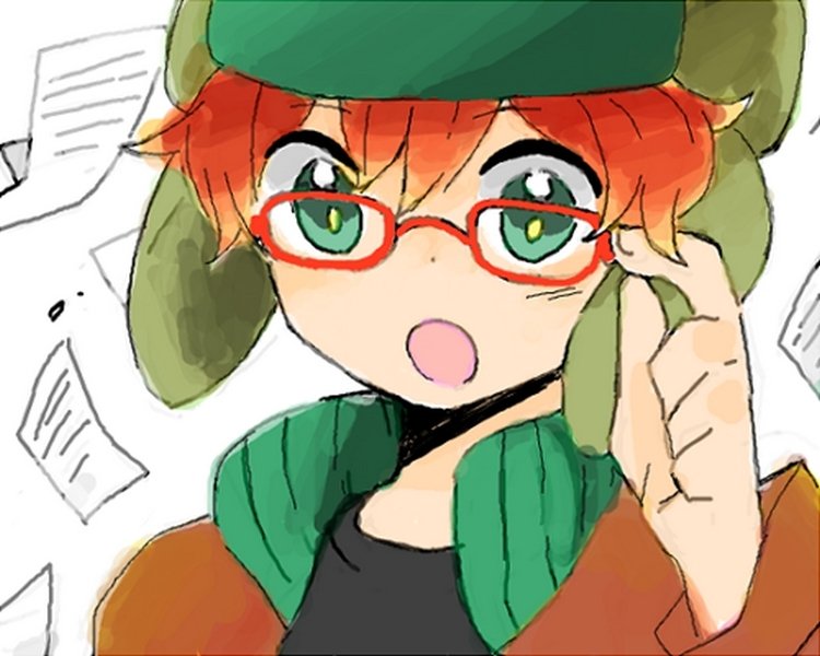 Download Glasses Green Eyes Kyle Broflovski TV Show South Park Art