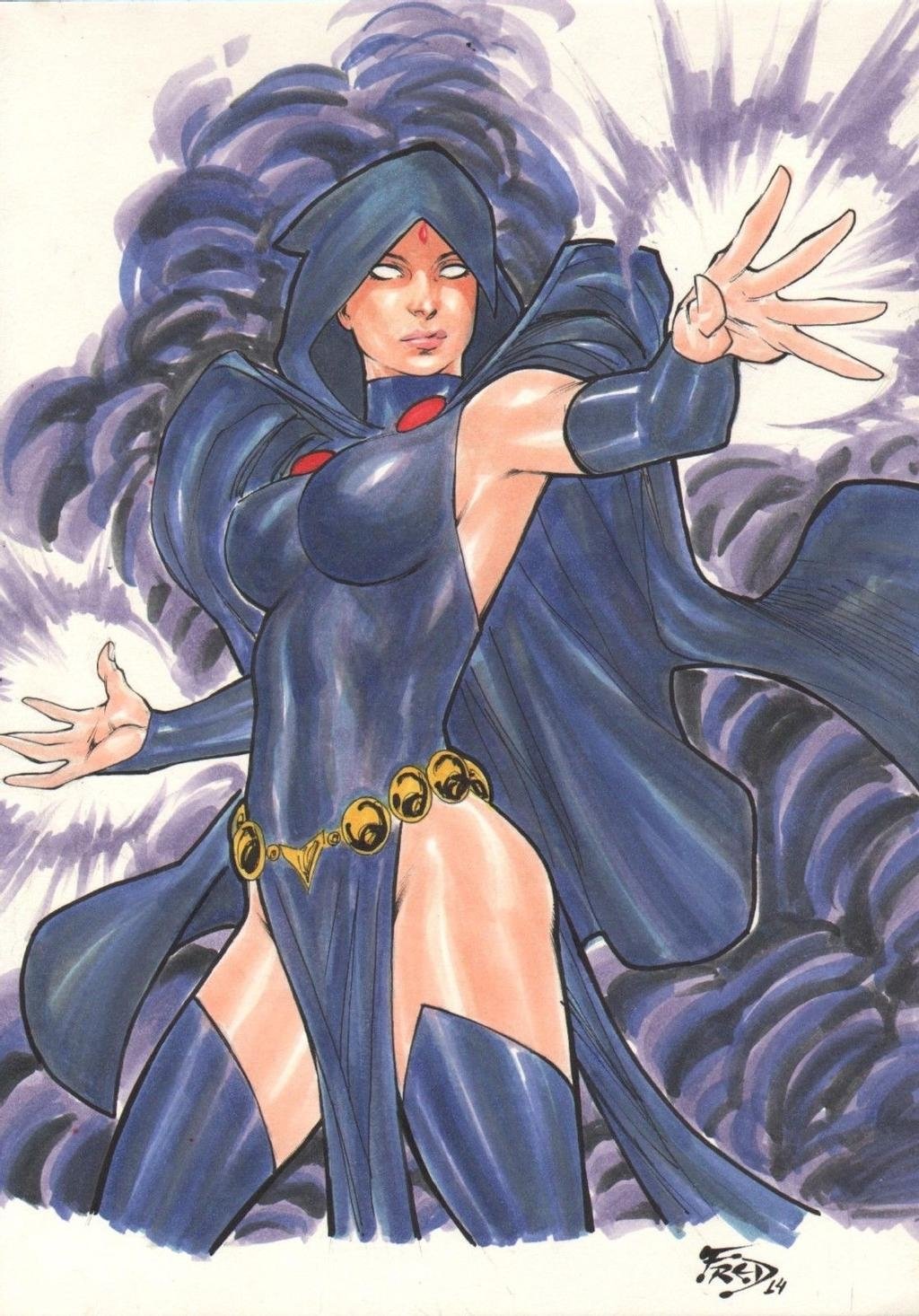 Download DC Comics Raven (DC Comics) Comic Art