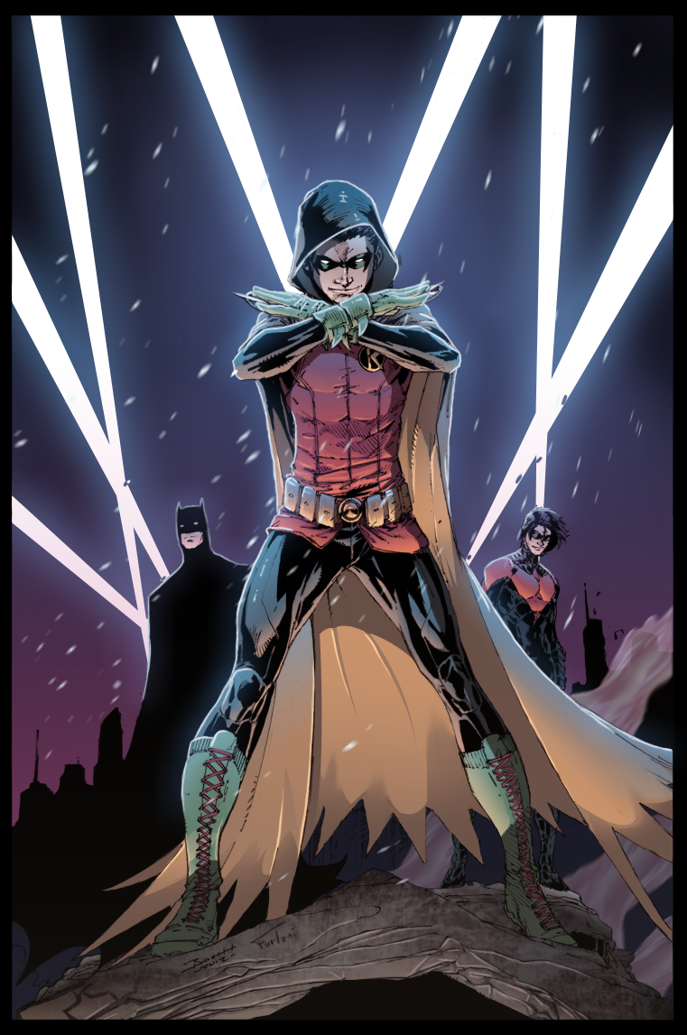 Download Dick Grayson DC Comics Batman Nightwing Damian Wayne Robin (DC Comics) Comic Art