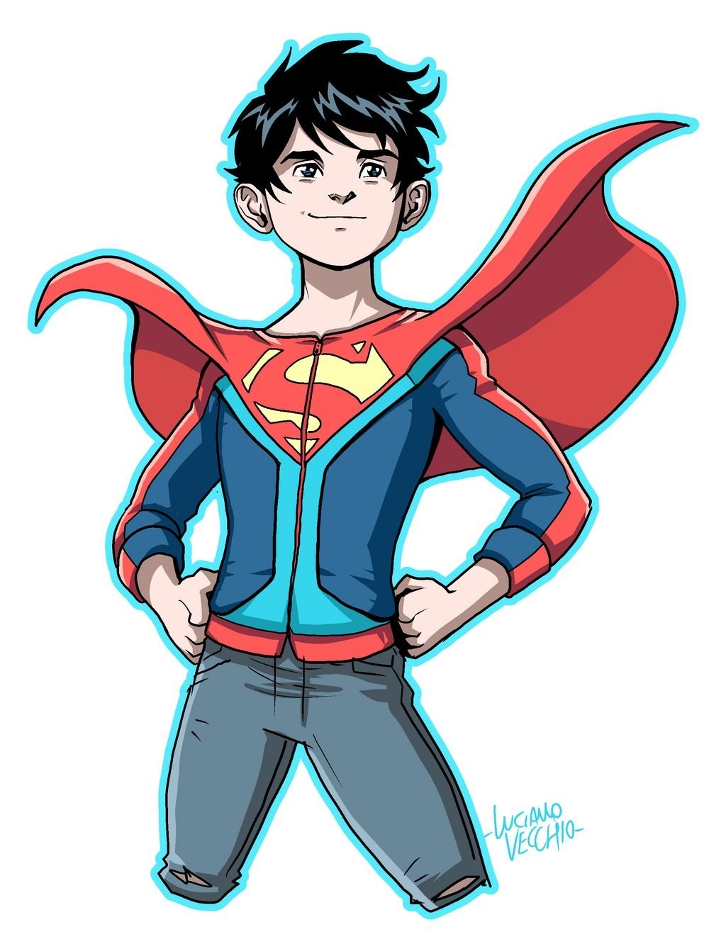 Download DC Comics Jon Kent Superboy Comic Super-Sons Art