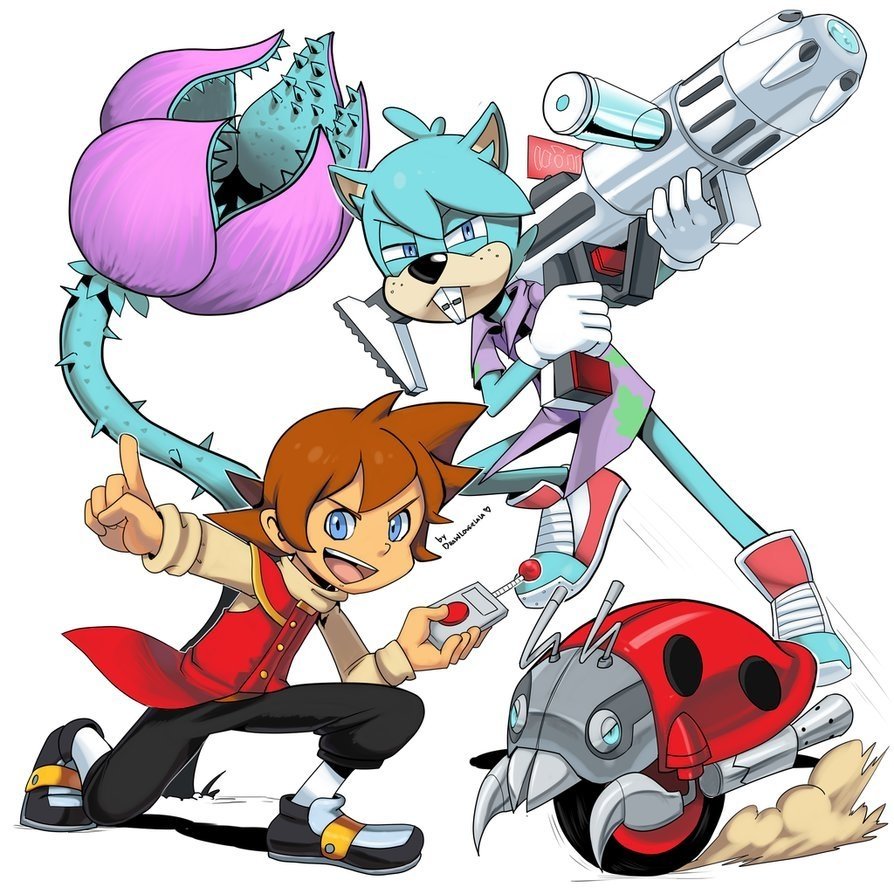 Download Robot Dave The Intern Chris Thorndyke TV Show Sonic Boom Art