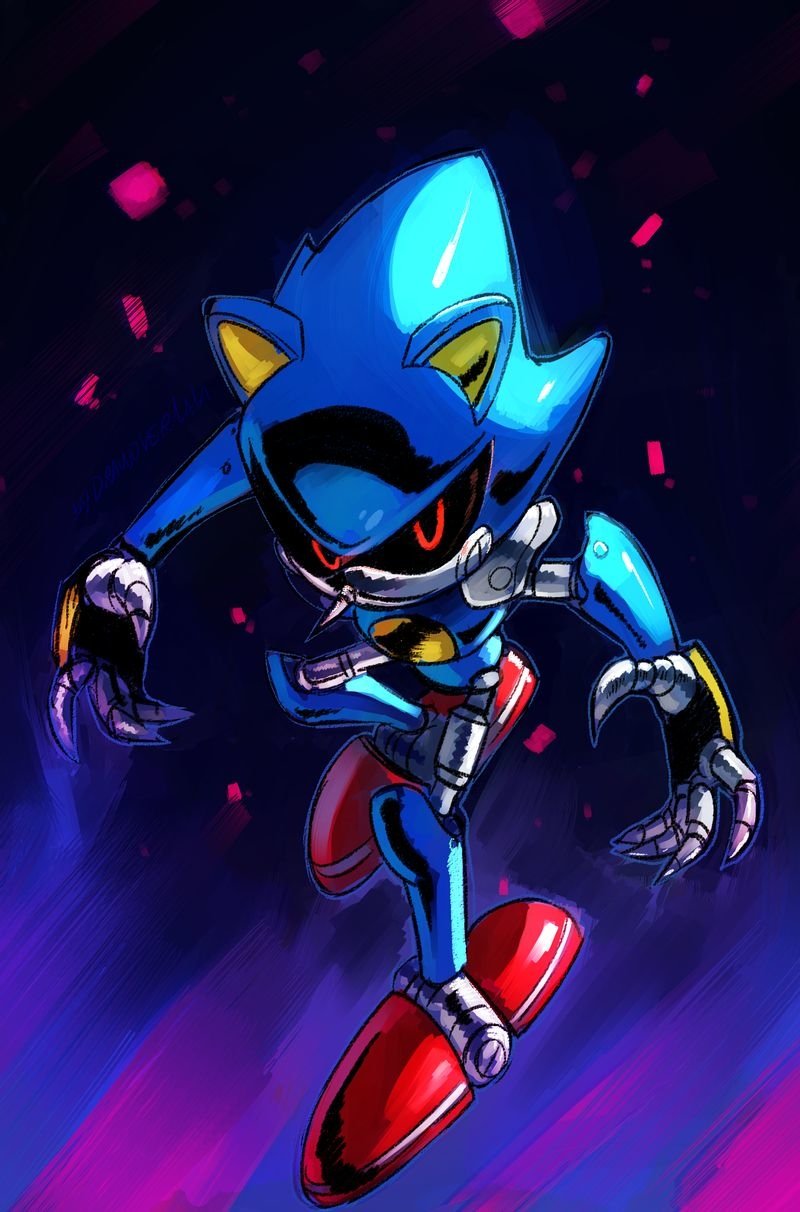 Download Metal Sonic Video Game Sonic The Hedgehog Art
