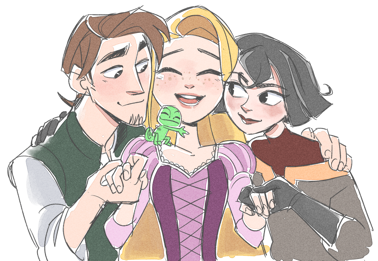 Download Cassandra (Tangled) Pascal (Tangled) Eugene Fitzherbert Rapunzel TV Show Tangled: The Series Art