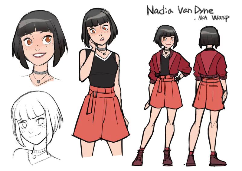Nadia Van Dyne Comic The Unstoppable WASP Image