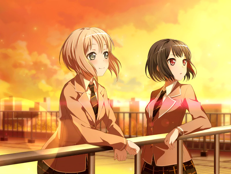 Afterglow (BanG Dream!) Ran Mitake Moca Aoba Anime BanG Dream! Image