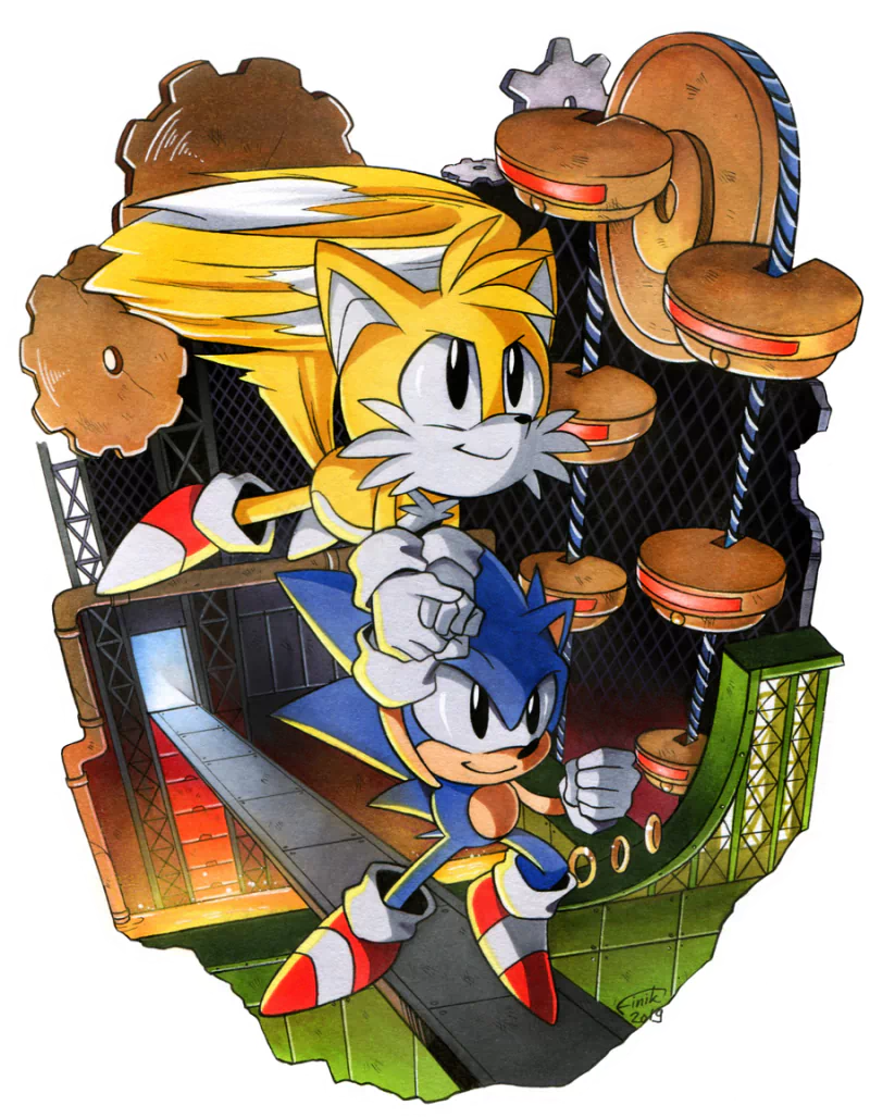 smile Classic Tails Miles 'Tails' Prower Classic Sonic video game Sonic the Hedgehog Image