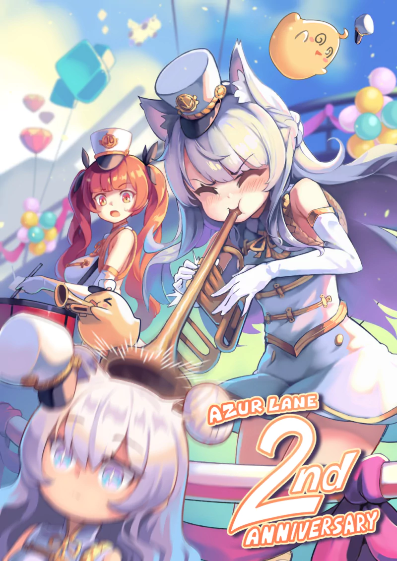 Honolulu (Azur Lane) Le Malin (Azur Lane) Hammann (Azur Lane) Anime Azur Lane Image