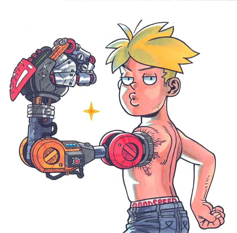 blonde Gary Goodspeed TV Show Final Space Image