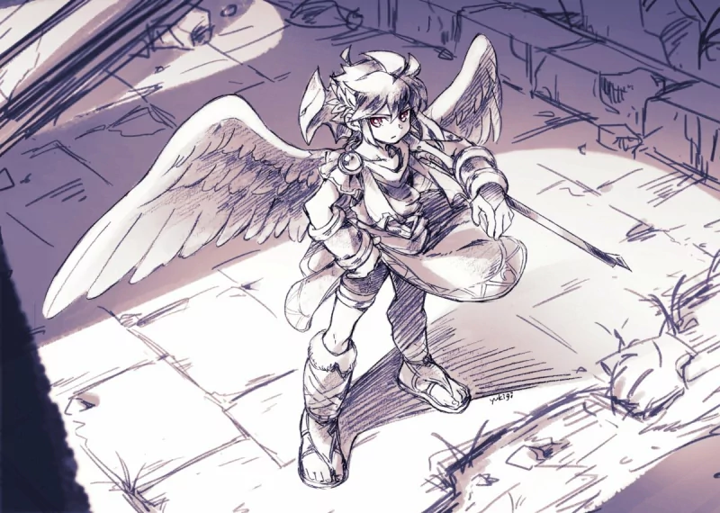 wings angel Pit (Kid Icarus) video game Kid Icarus Image