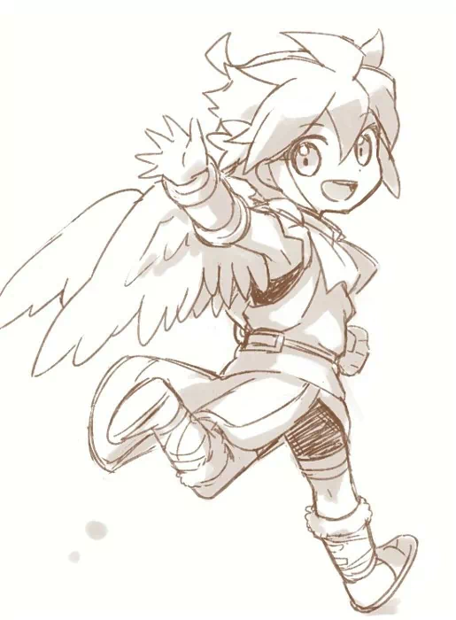 wings cute angel Pit (Kid Icarus) video game Kid Icarus Image
