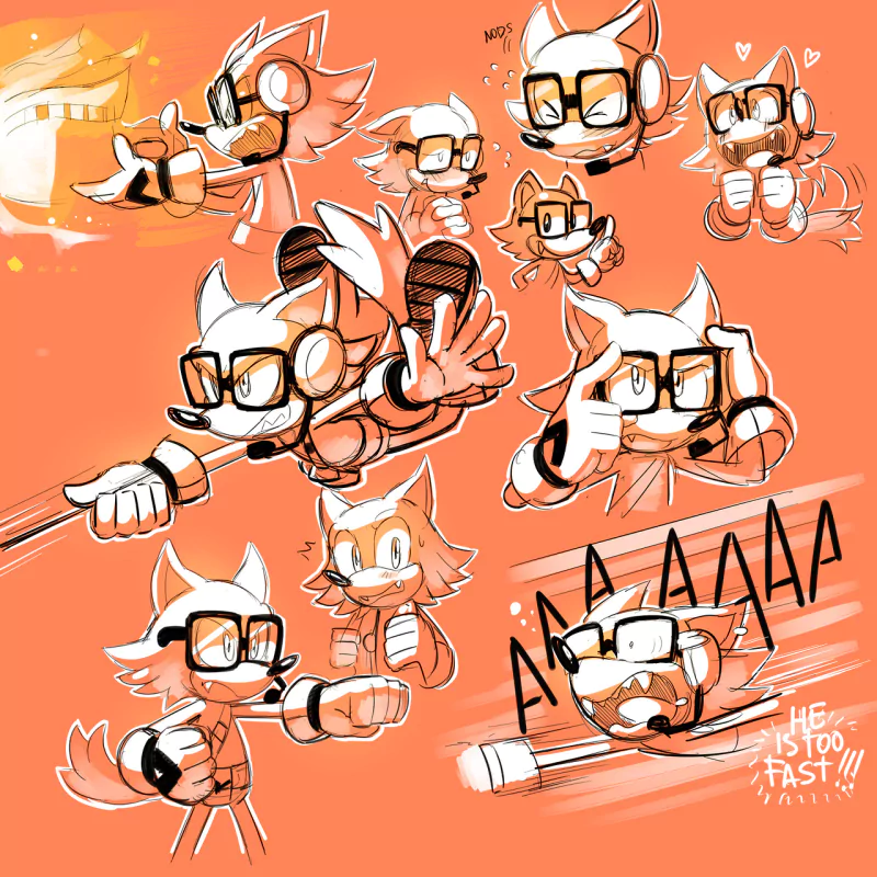 Gadget the Wolf video game Sonic Forces Image