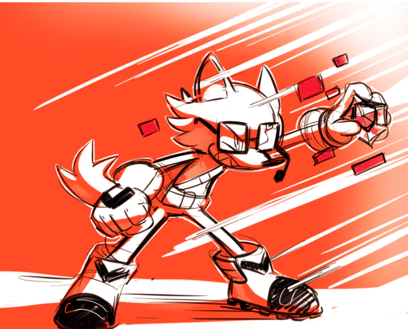 Gadget the Wolf video game Sonic Forces Image